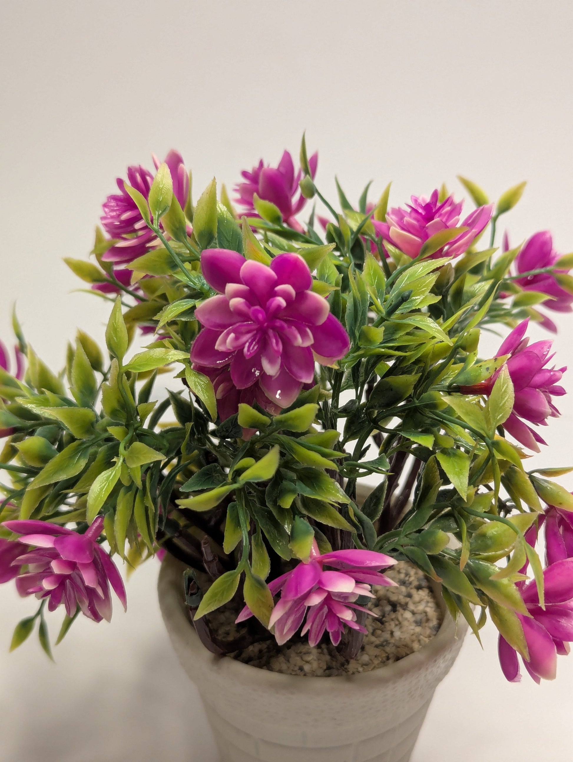 Mini Artificial Pink Flower Plant DECORA 21