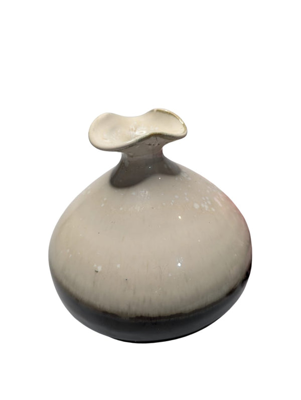 Elegant Two-Tone Ceramic Vase