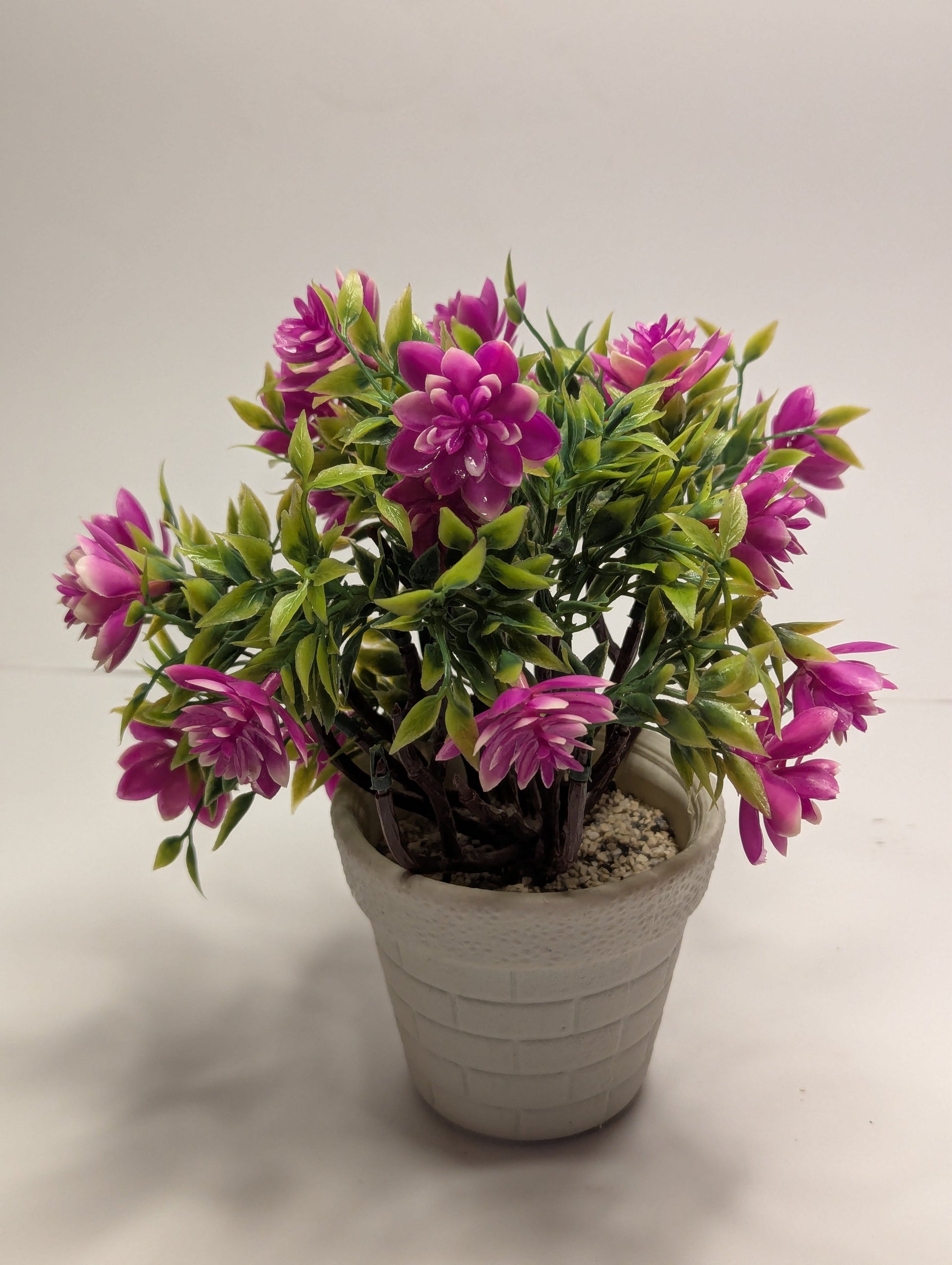 Mini Artificial Pink Flower Plant DECORA 21 