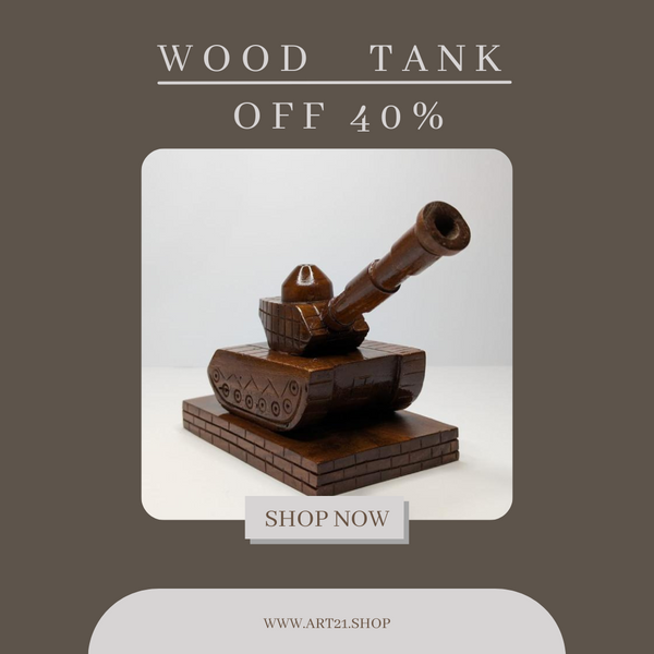 Handcrafted Wooden Tank